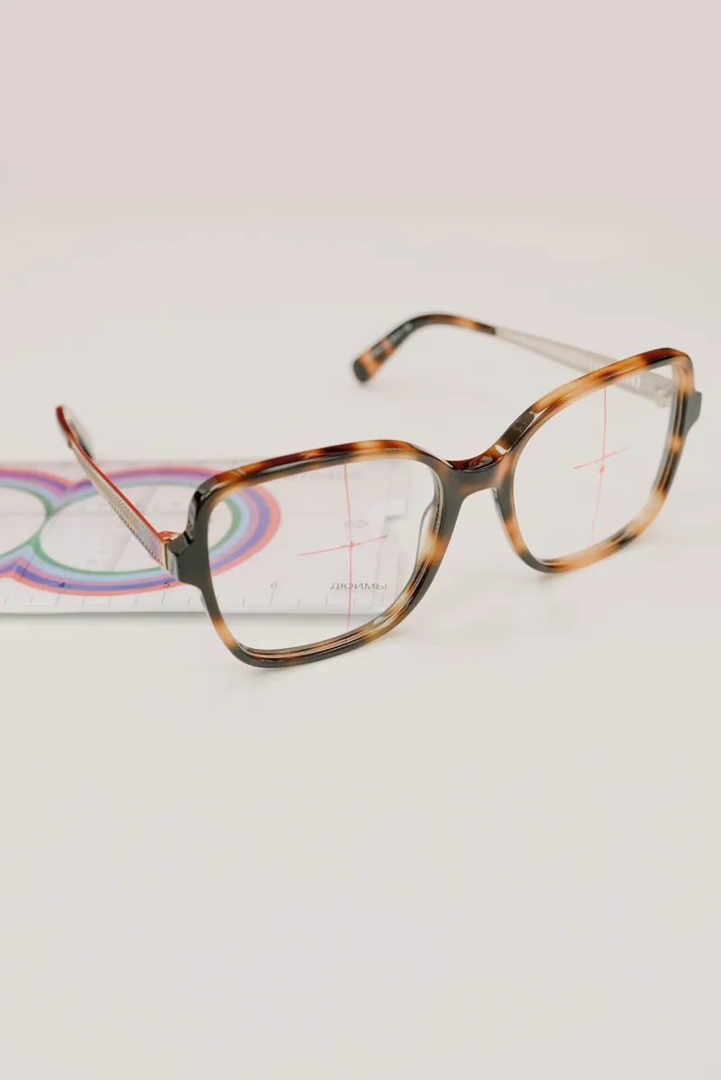 Tortoise Square Acetate Frame