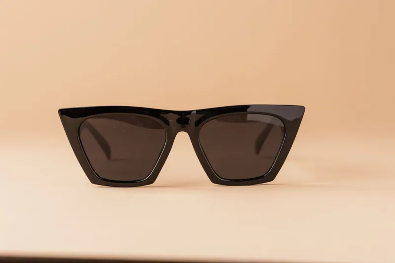 Black Square Cat-eye Sunglasses