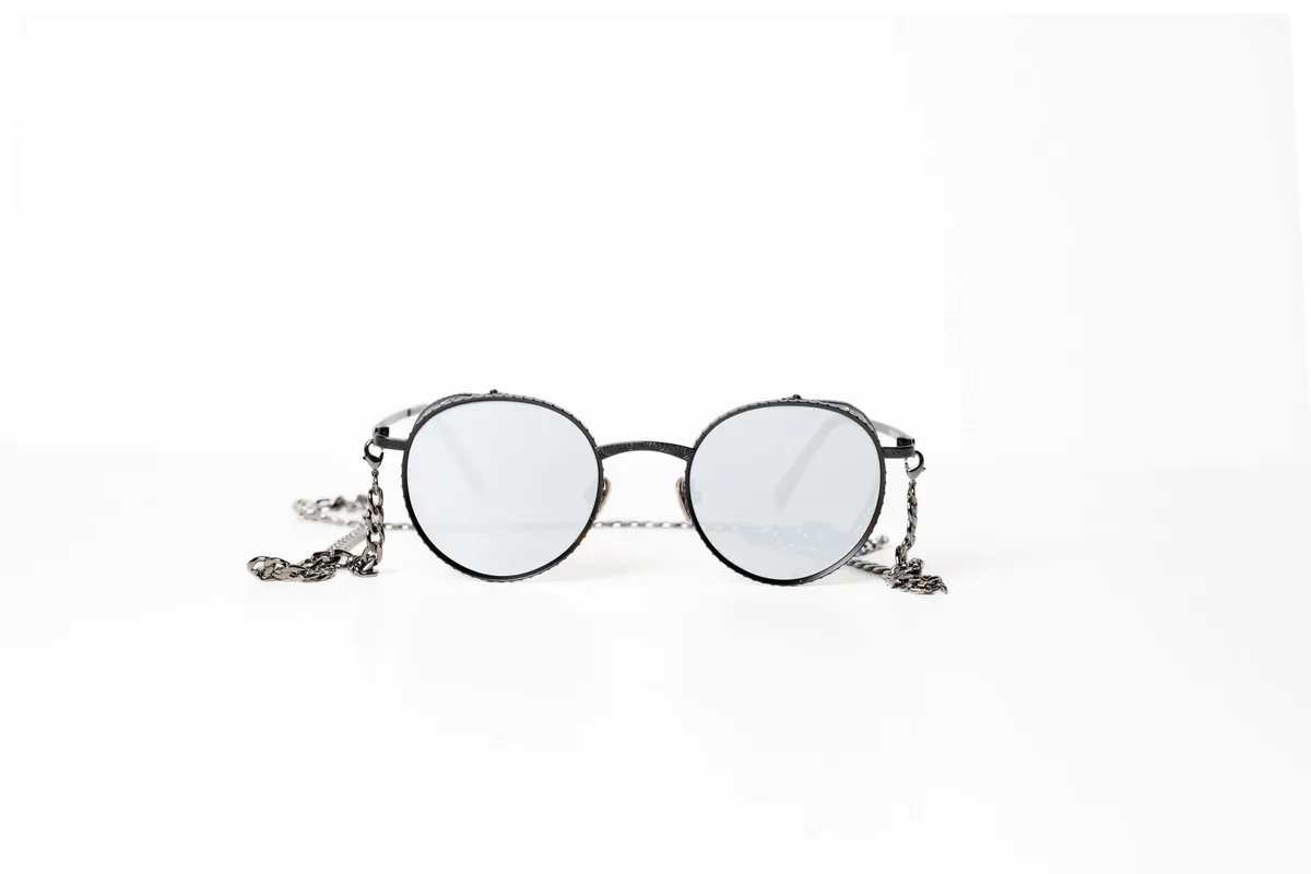 Round Metal Side-shield Sunglasses