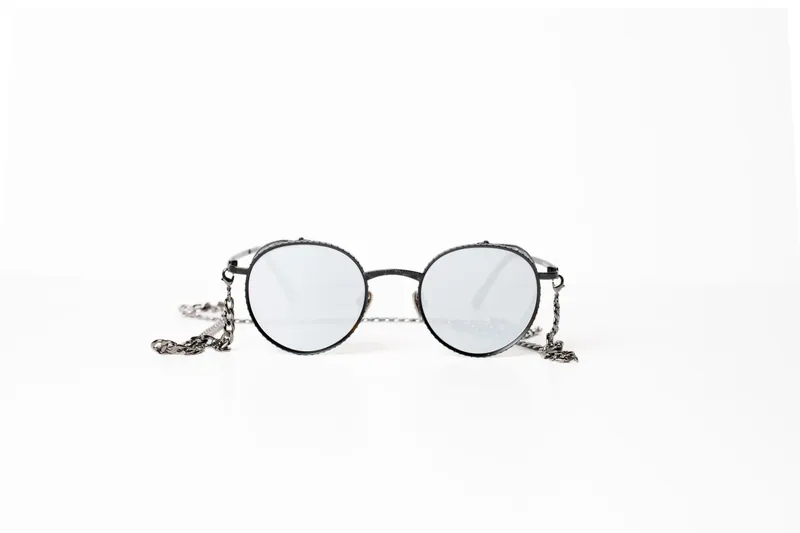 Round Metal Side-shield Sunglasses