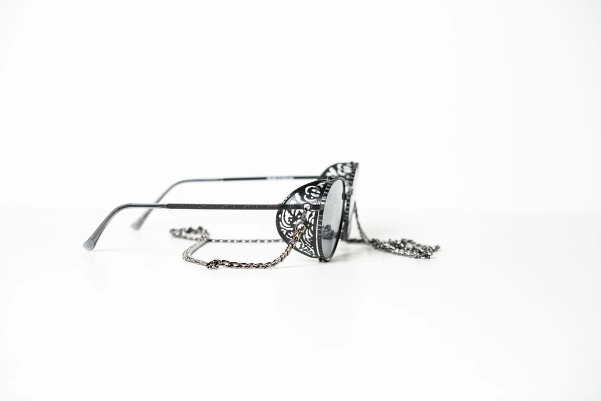 Round Metal Side-shield Sunglasses, picture 2